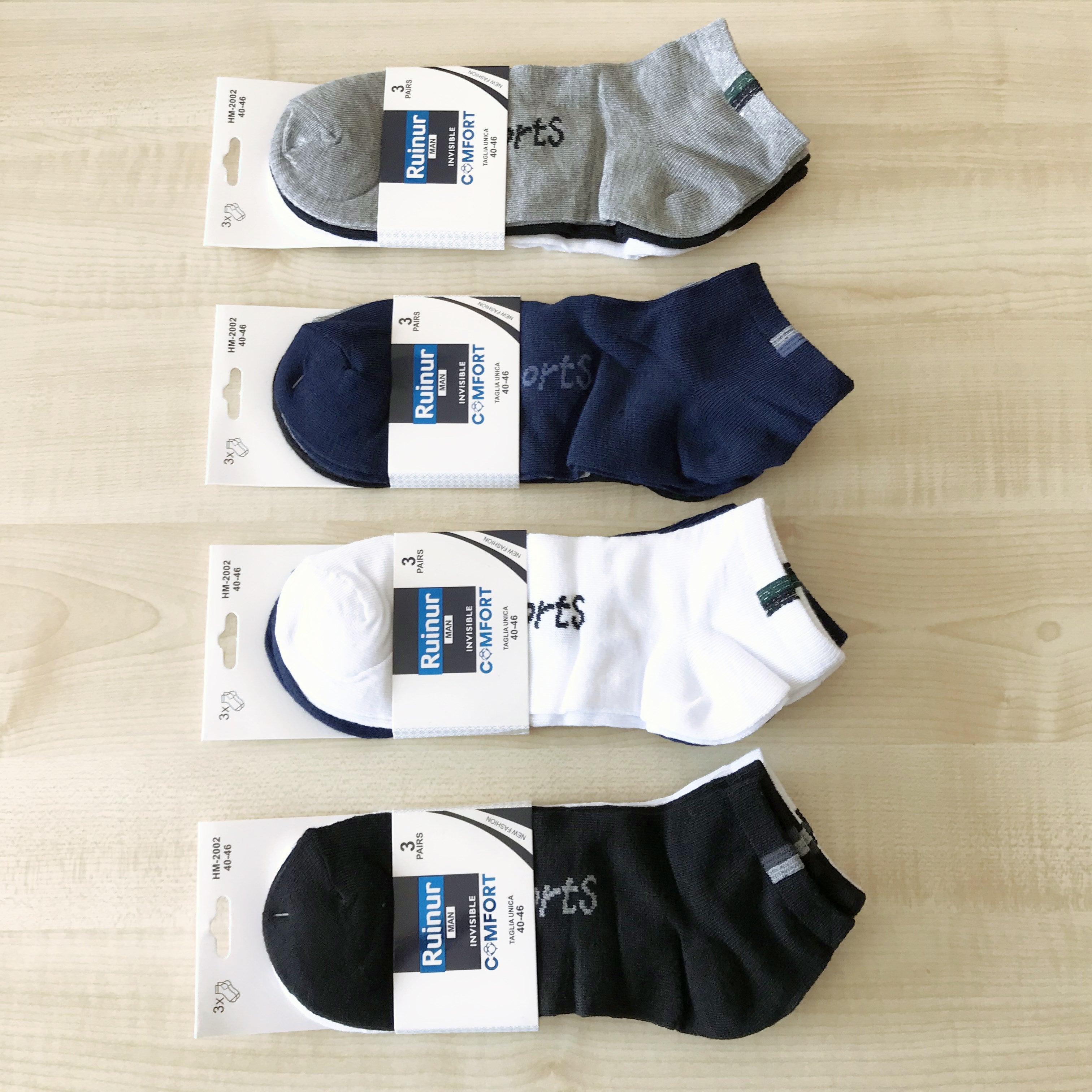 Ruinur Herren-Socken 12 Paare Vertikales Muster