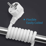 Aigostar Verlängerungskabel 8M/5M/2M Kabel kabelverlängerungen mit Schutzkontakt Stecker Schuko Verlängerung 16A/250V, Weiß