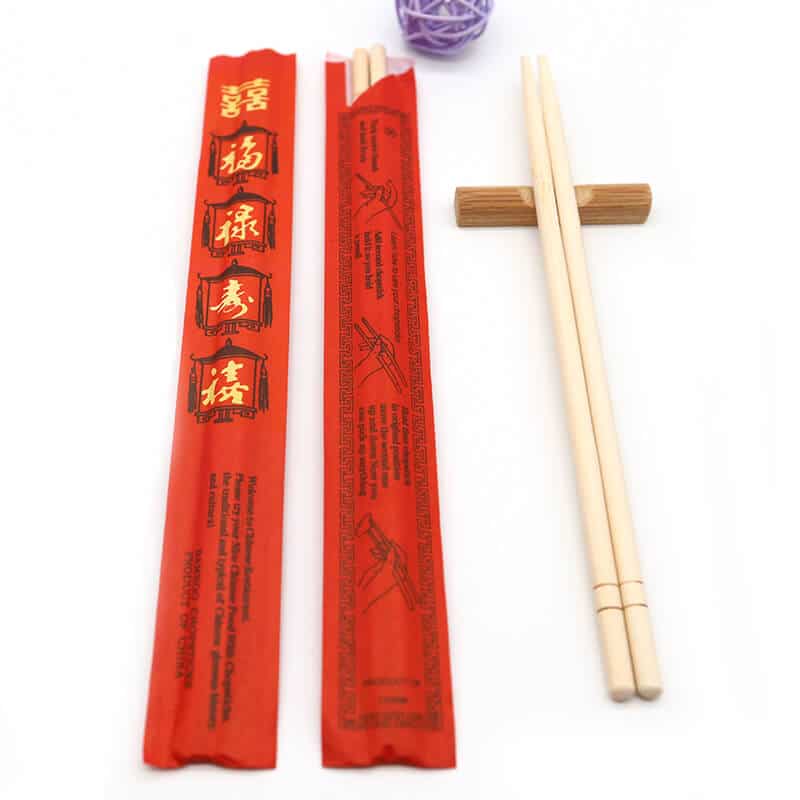Bamboo Chopsticks 23cm Red Envelop 100pair