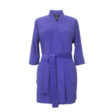 RAIKOU Neu Damen Terry Bademantel, Morgenmantel, Saunamantel-763302 （36/38, Aquamarin）