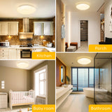 Aigostar LED Deckenleuchte 12 W moderne Sternenhimmel Deckenleuchte, warm white 3000 K, 840 LM Schlafzimmer, Küche, Kinderzimmer, Wohnzimmer [Energieklasse A+]