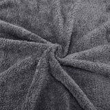Hundedecke Weiche Fleecedecke Waschbare Deck für Haustier Hunde Katzen Welpen Weiche Warme Matte, Grau 80 * 80cm
