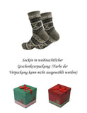 RAIKOU Haussocken Wintersocken Herrensocken Kuschelsocken gefütterte Socken dicke Socken Weihnachtssocken, mit rutschfesten Noppen (01-Anthrazit,One Size)