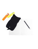 RAIKOU faltbares Filz-Multifunktionstäschen Stifttasche Filzportemonnaie Geldbeute Schulmäppchen Schlüsseltasche Handytasche Tasche für Rasier- und Hygieneartikel (Anthrazit)