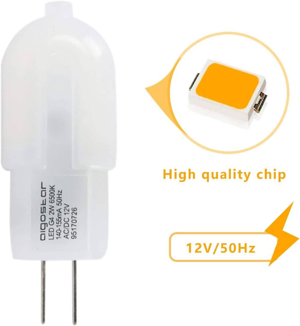 LED G4 G9, Cold White, 2W [Energy Class A+]