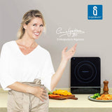 Aigostar Induction hob, 10 power levels, 200 W, 2000 W, temperature range 60 - 240 °C, LED display, black