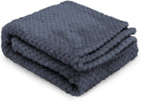 Hundedecke Weiche Fleecedecke Waschbare Deck für Haustier Hunde Katzen Welpen Weiche Warme Matte, Grau 100 * 80cm
