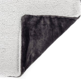 Hundedecke Weiche Fleecedecke Waschbare Deck für Haustier Hunde Katzen Welpen Weiche Warme Matte, Grau 120 * 100cm