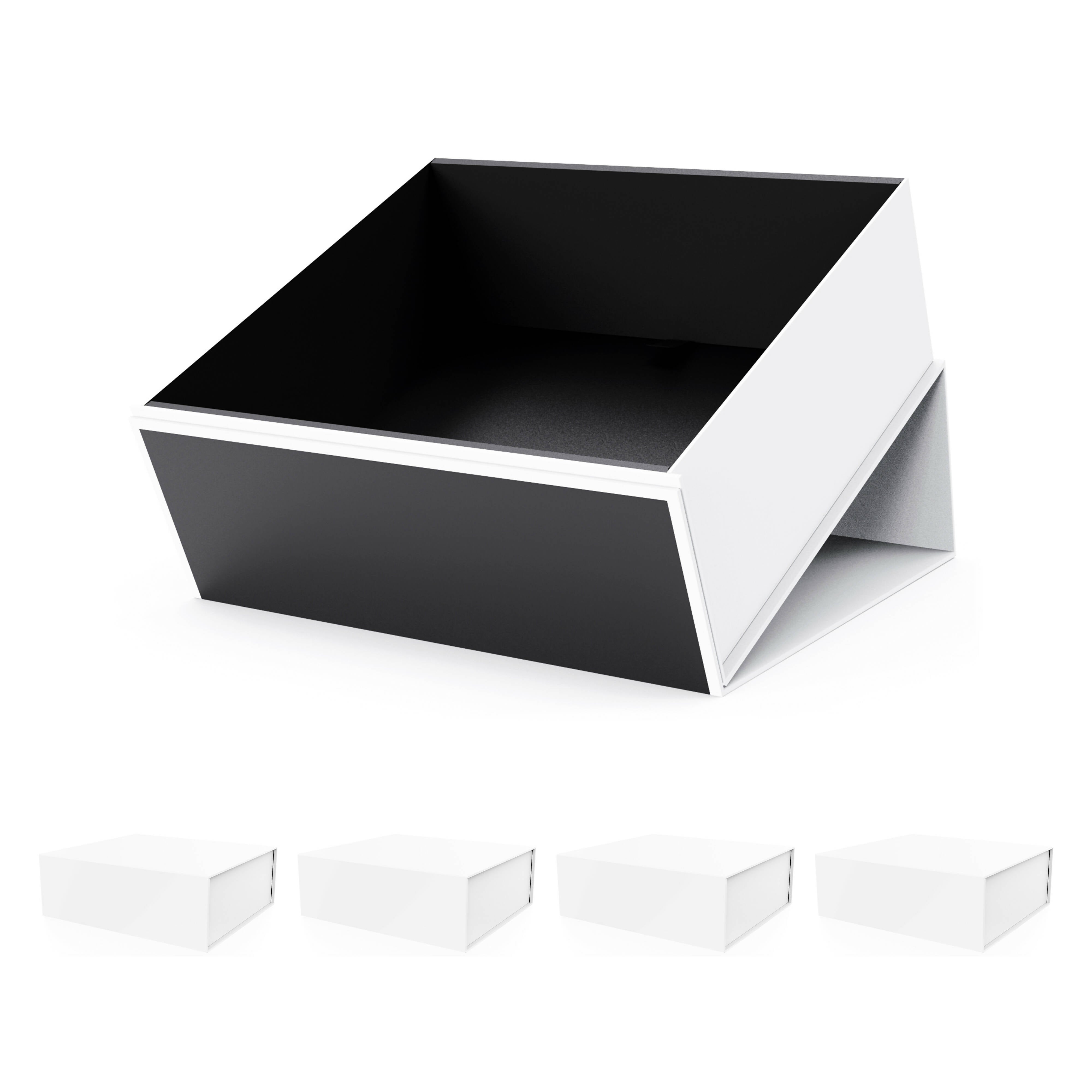 JiaWei Luxus Geschenkbox 1/3/5 er Set Magnetverschluss mit Seidenpapier und Grußkarte