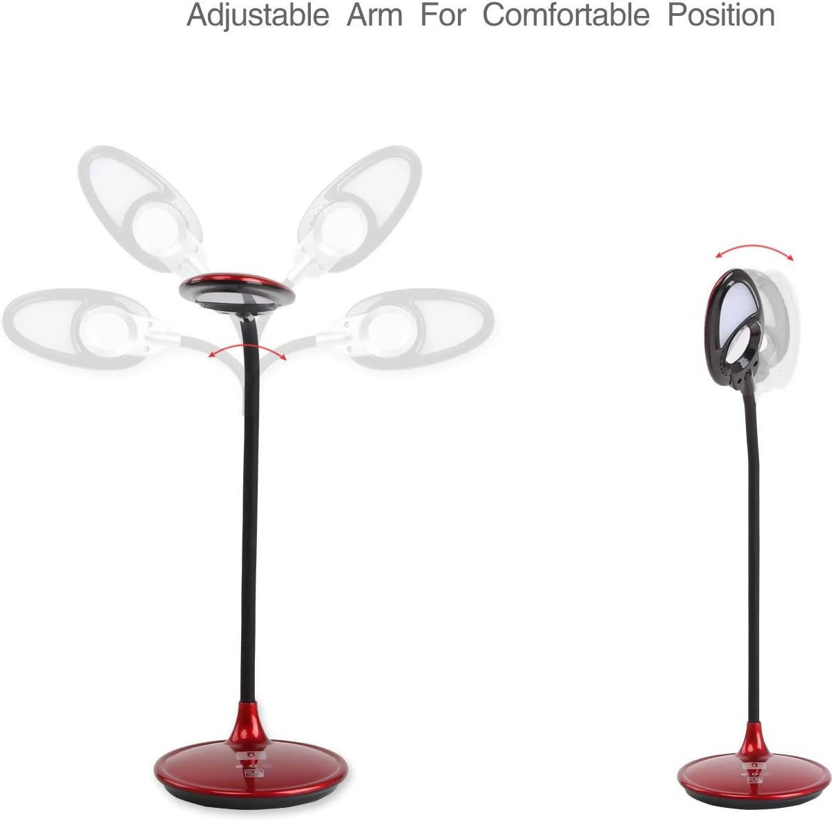 Aigostar 5 Watt LED Table Lamp with Touch Sensor and 3 Brightness Levels Reading Lamp Exclusive Design