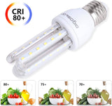 Bulbs LED B5 T3 3U E27 Socket 5 Set of 9 Watt Baby Plumen Thick Warm Light 6400 K [Energy Class A+]