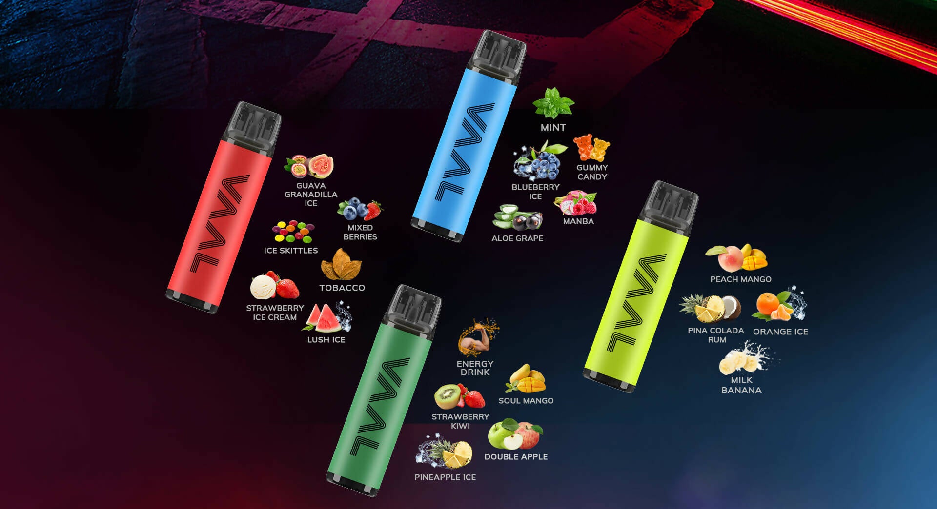 VAAL 500c Kit (Device+Pod Mixed Berries) E-Zigaretten