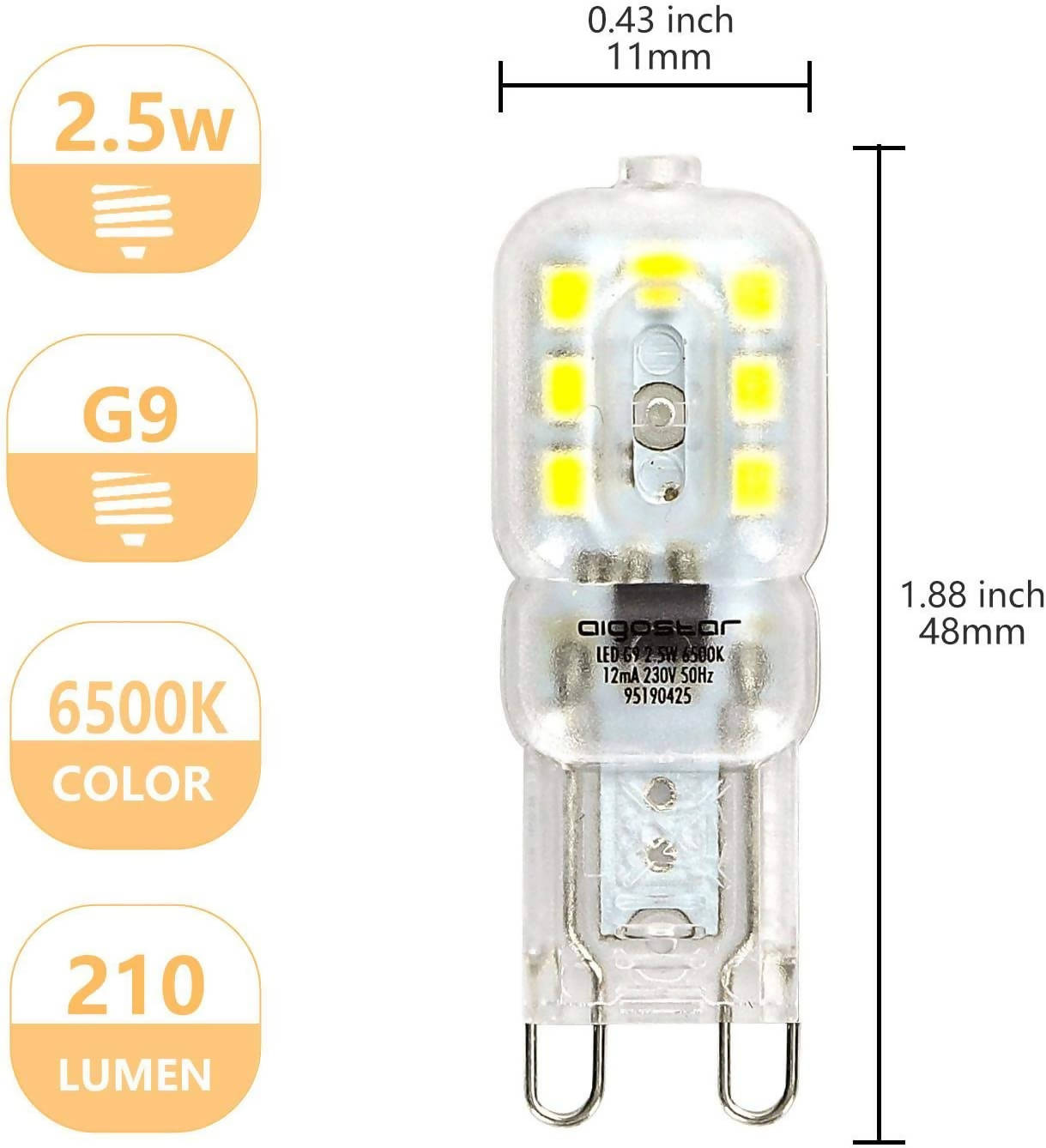LED G4 G9 [Energy Class A+]