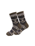 RAIKOU Haussocken Wintersocken Herrensocken Kuschelsocken gefütterte Socken dicke Socken Weihnachtssocken, mit rutschfesten Noppen (Anthrazit,One Size)