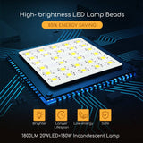 Aigostar 10W Led Strahler Außen, 900LM Superhell Led Fluter ,IP65 Wasserdicht Außenstrahler, 4000K Naturweiß Scheinwerfer Wandleuchtefür Garten, Innenhöfe, Garage, Hotel