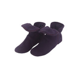 RAIKOU Hausschuhe für Damen, Herren aus Micro Fleece mit ABS und Rutschfester Sohle Größe,Super Flauschige Hüttenschuche (34-37, Blau Check)