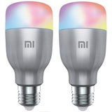 小米智能灯泡（2只），可调亮度、颜色，可声控