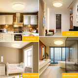Aigostar LED Ceiling Light 20W Modern Starry Sky Ceiling Light Warm White 3000K 1400LM Bedroom Kitchen Children's Room Living Room [Energy Class F]