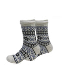 RAIKOU Haussocken Wintersocken Herrensocken Kuschelsocken gefütterte Socken dicke Socken Weihnachtssocken, mit rutschfesten Noppen (Anthrazit,One Size)