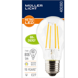 Müller Licht 复古 LED 灯泡，E27，节能省电，超长寿命
