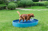 RAIKOU Pet-Club faltbarer Hundepool für kleine, mittlere und große Hunde. Robustes Material Planschbecken Bällebad Schwimmbecken Schwimmbad Haustier-Pool mit PVC-rutschfest verschleißfest für Kinder, Hunde und Katzen. Garten Indoor Outdoor tragbar