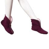 RAIKOU NEU Hausschuhe Damen Herren Hausschuhe Hüttenschuhe aus Micro Fleece mit Rutschfester Sohle, Unisex-Hausschuh Haussocken in schönen kontrastreichen Farben (34/37, Coffee/Orange)