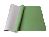 Zweifarbige TPE-Yogamatte Gymnastikmatte Fitnessmatte Trainingsmatte rutschfest mit guter Länge und Dicke Yogamatten Trainingsmatte