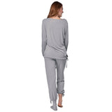 Raikou Damen Jersey Freizeitanzug/Schlafanzug (36/38, lila)
