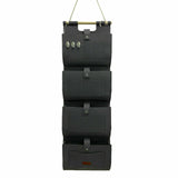 DeSen Hängeorganzier für Tür und Wand, Home-Organizer zum Aufhängen, Wandtasche, Untensilientasche, Hängende Aufbewahrungstasche für Garderobe, Bad, Küche Multifunktionstaschen + 3 Schlüsselanhänger