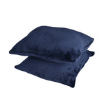 RAIKOU 2er Set Kissenbezug Doppelpack Coral Fleece Kissenhülle, Kopfkissenbezug Kissen Überzug Comfortable (40 x 40 cm, Berry)