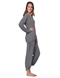 Raikou Damen Jersey Freizeitanzug/Schlafanzug (36/38, lila)